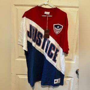 NEW Washington Justice Shirt Mitchell & Ness